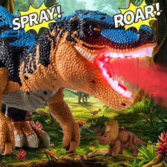 BLmukce T-Rex head and tail are detachable for hands-on assembly.