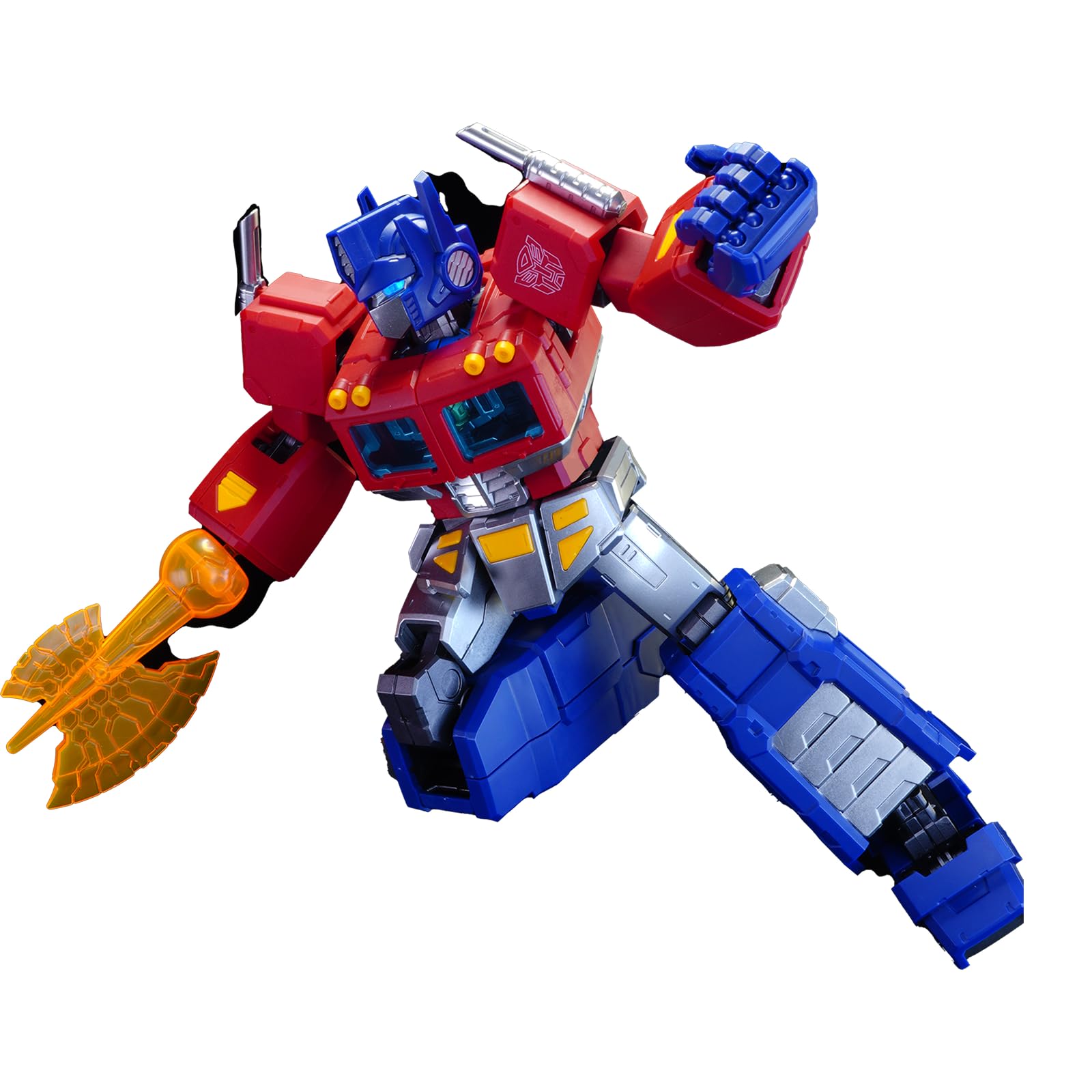 BLOKEES Optimus Prime holomatter avatar enhances storytelling on display