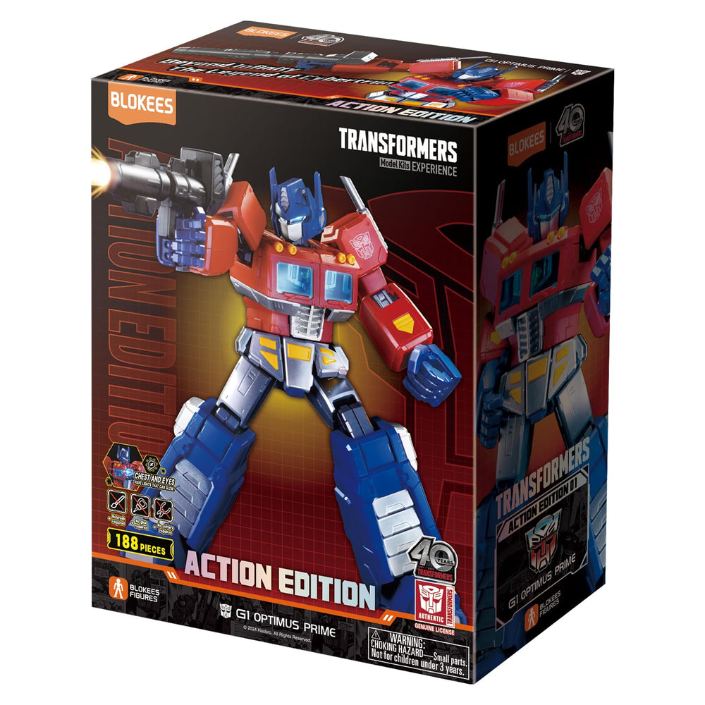 BLOKEES Optimus Prime mechanical skeleton with 45 joints for flexibility
