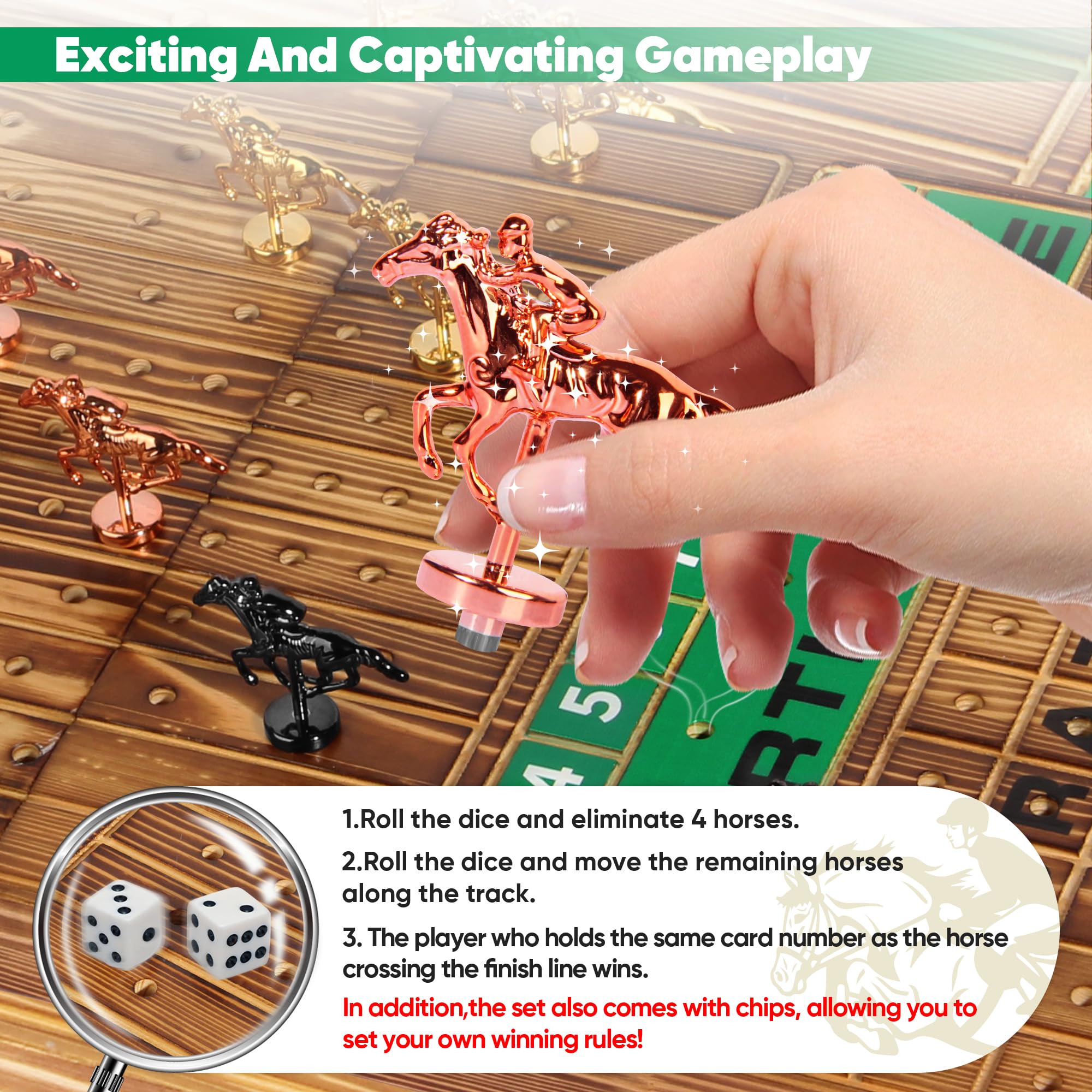 BlockstarterX metal horses close-up showing premium durability for long-lasting games