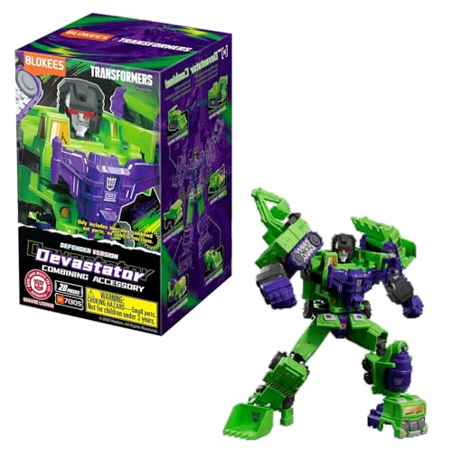 Blokees Defender Version vehicles connect to form one colossal robot.