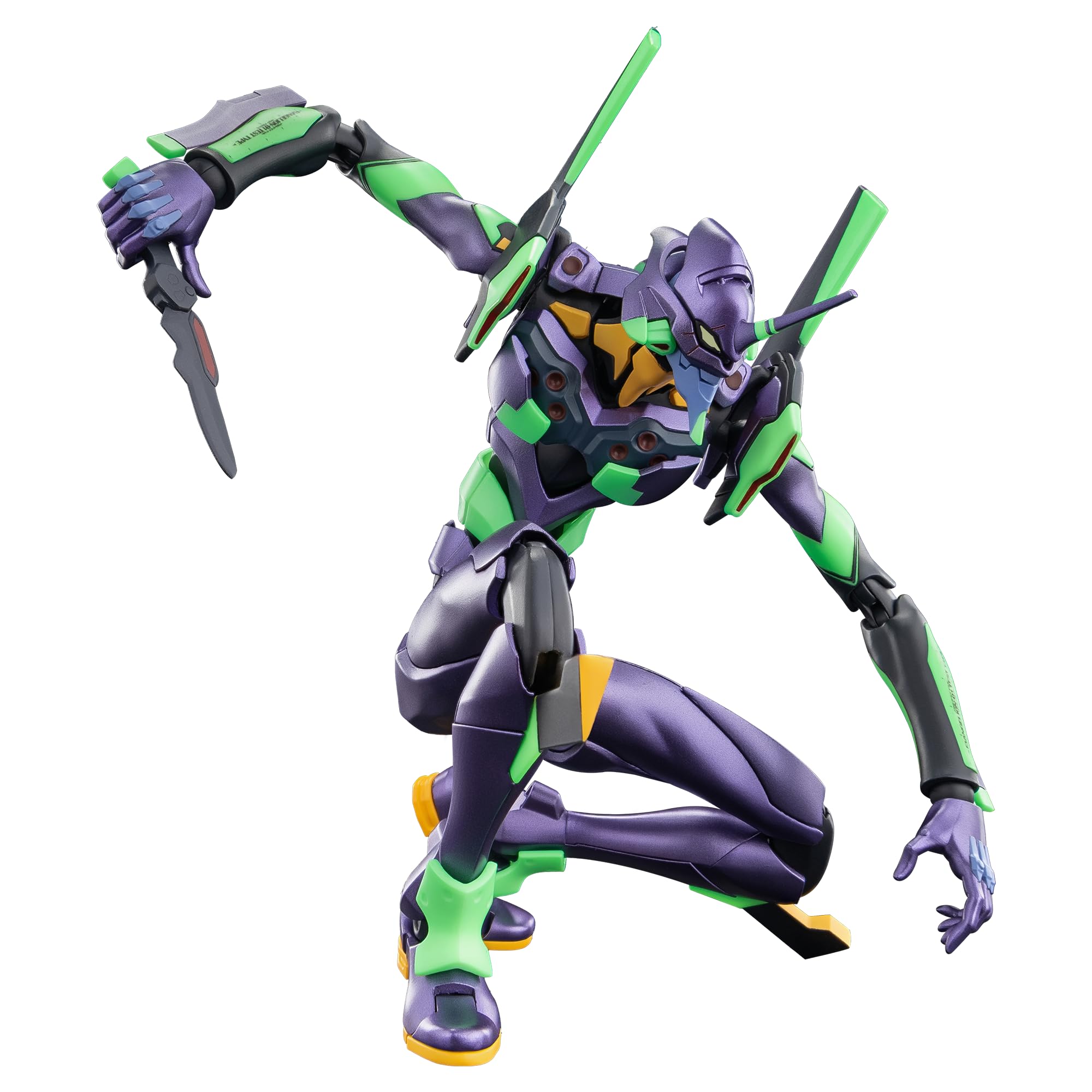 Blokees EVA-01 Beast Mode transformation for dramatic battle scenes.