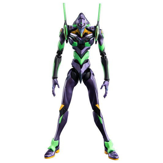 Blokees EVA-01 test type figure with articulated joints for dynamic posing.