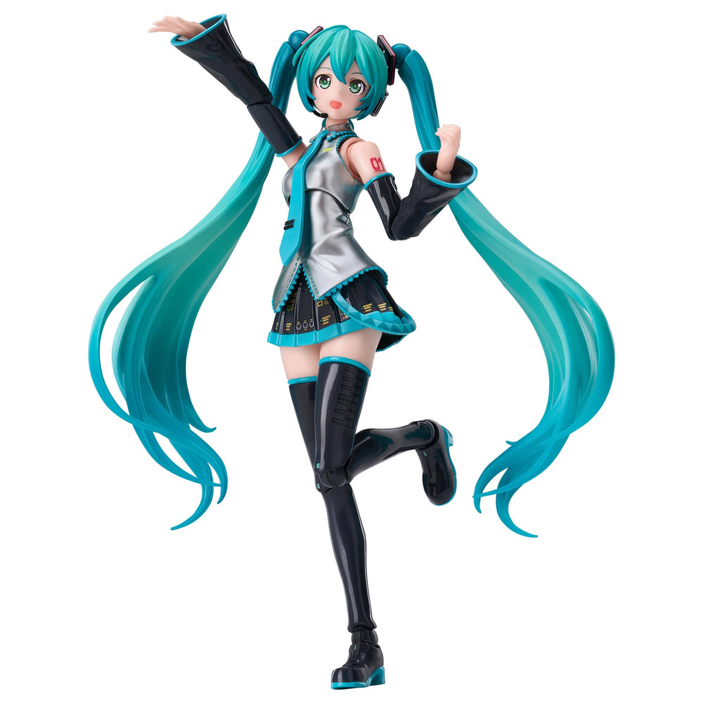 BLOKEES Hatsune Miku display stand supports angled shelf displays.