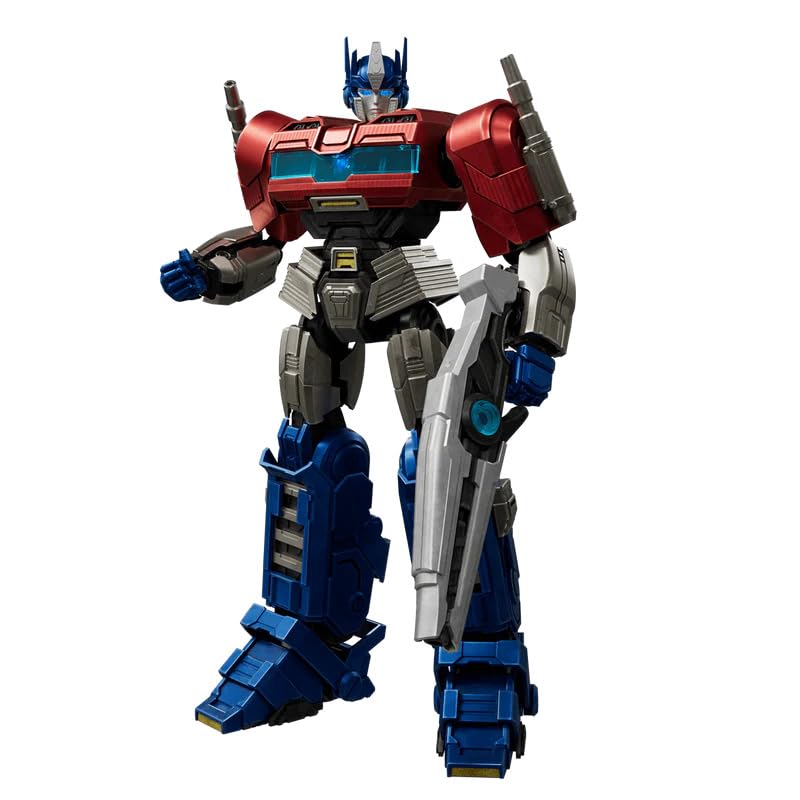 Display-ready Blokees Optimus Prime figure for shelf or diorama setups.