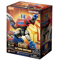 Blokees Optimus Prime figure kit—detailed early design for display and collection.