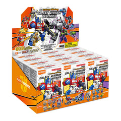 blokees transformers defender 01 robot figure with 360-degree head rotation for dynamic posing