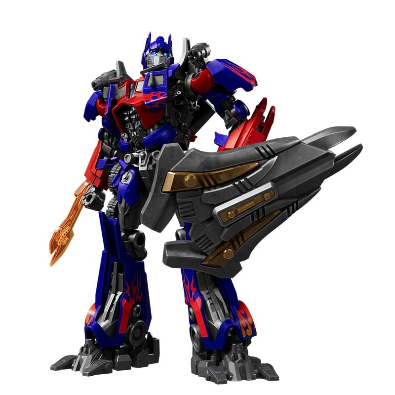BLOKEES Optimus Prime chest LED lights enhance dramatic display