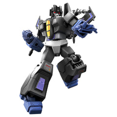 BLOKEES Transformers Galaxy Version 01 collectible line on display shelf.