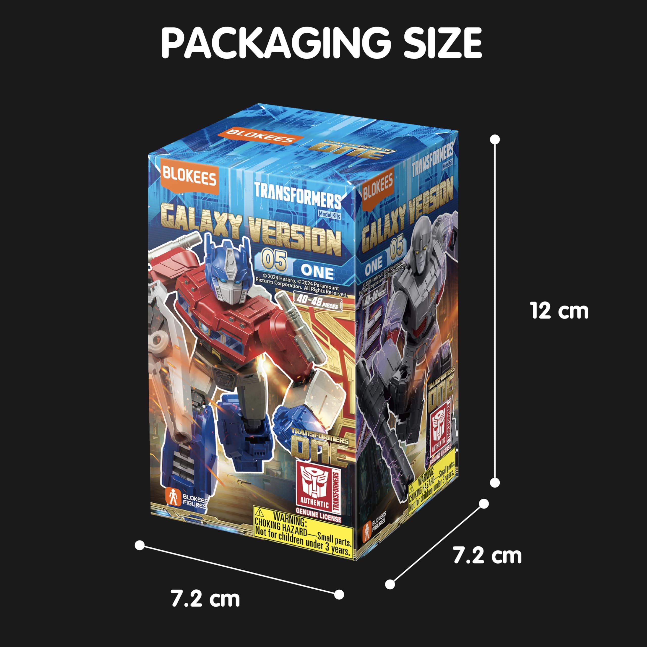 BLOKEES Transformers Galaxy Version 05 ONE features a detailed sculpt for collectors.