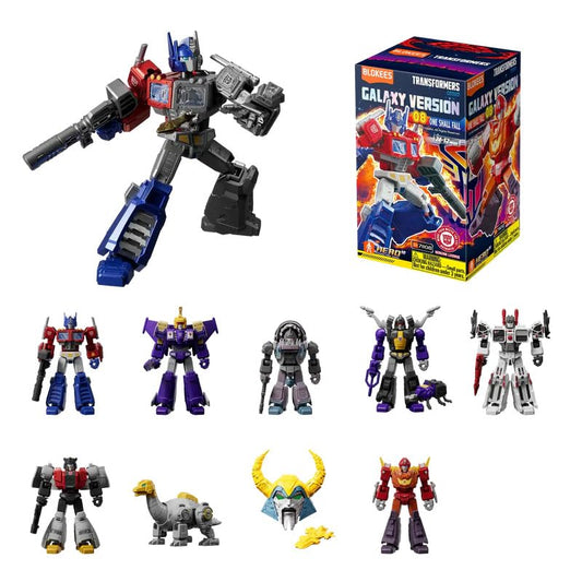 BLOKEES Transformers Galaxy Version Wave 8 front view for display and gifting.