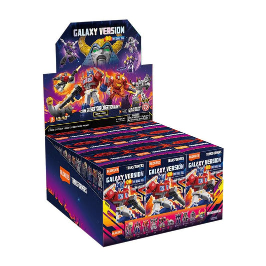 BLOKEES Transformers Galaxy Version Wave 8 inside unboxing shot suitable for videos.