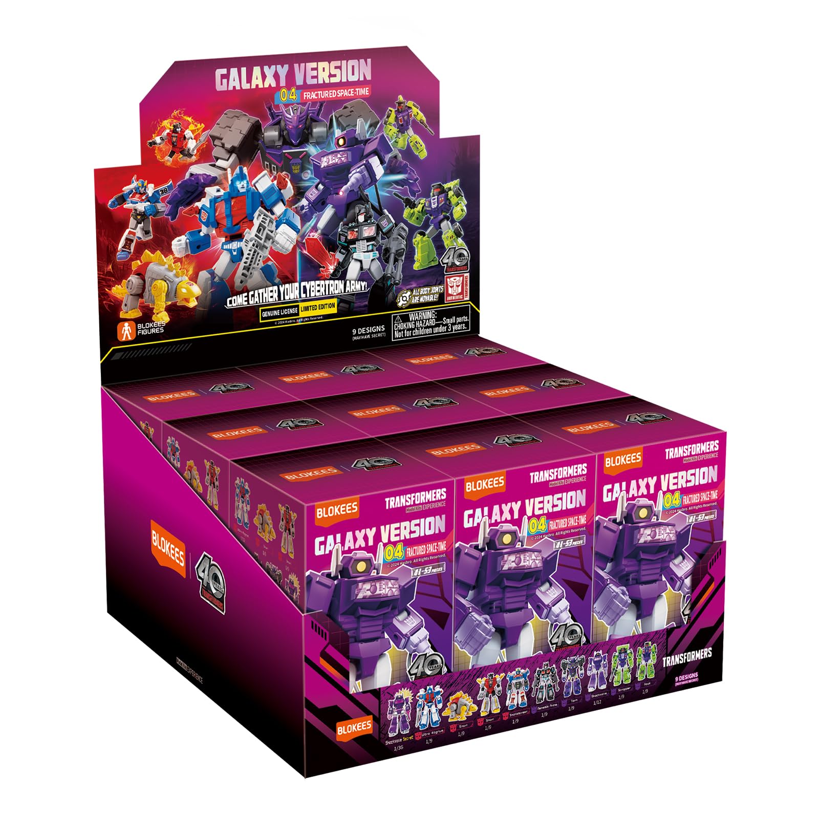 BLOKEES Galaxy04 wide-body design enables stable, dynamic posing