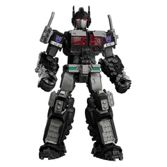 Blokees Transformers Nemesis Prime Rise displayed on desk or shelf