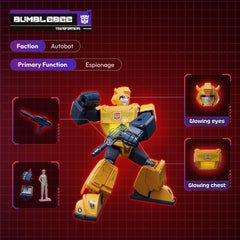BLOKEES Transformers Shining Version 03 collector-card-stand includes a collector card and stand