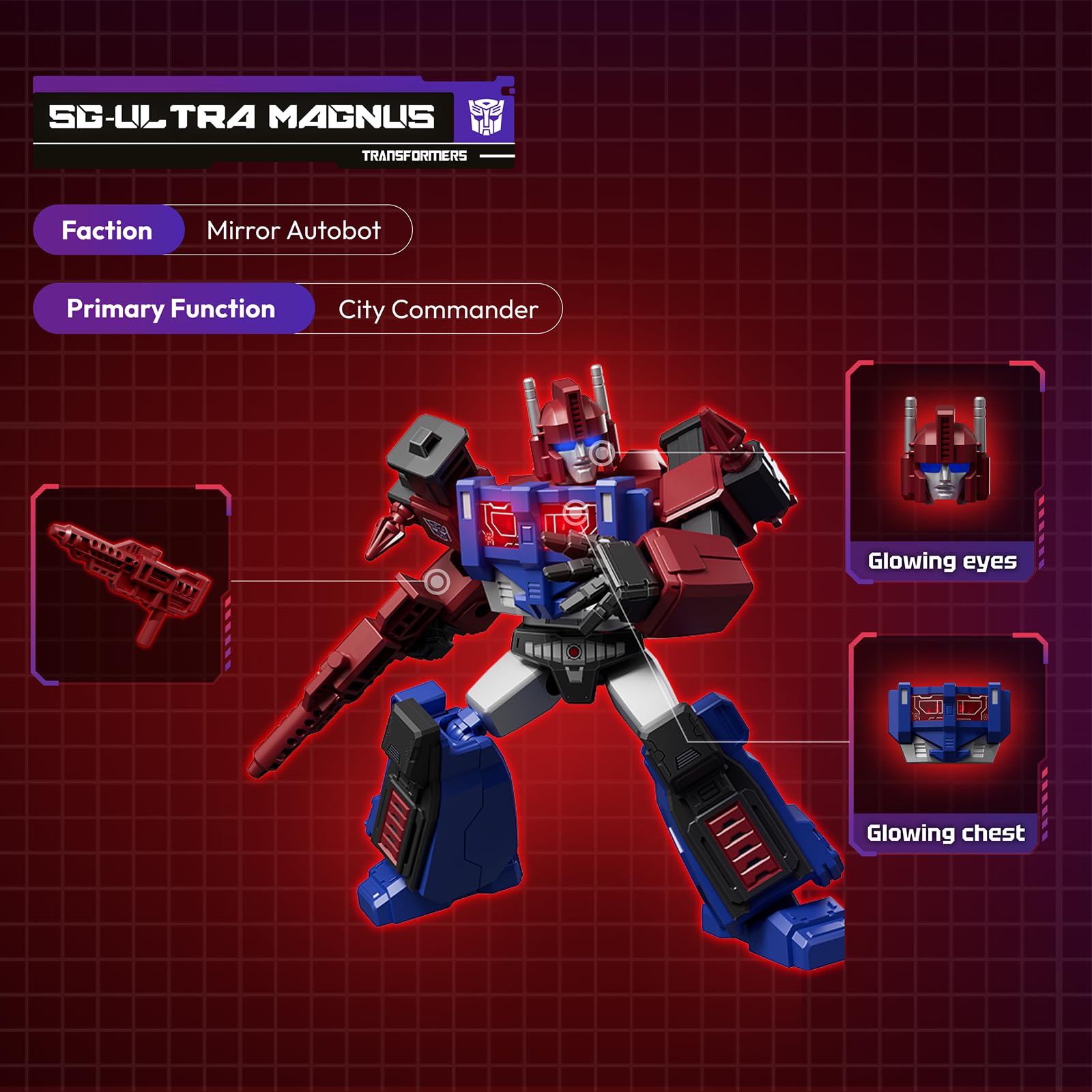 BLOKEES Transformers Shining Version 03 idw-gladiator-megatron secret chase with unique finish