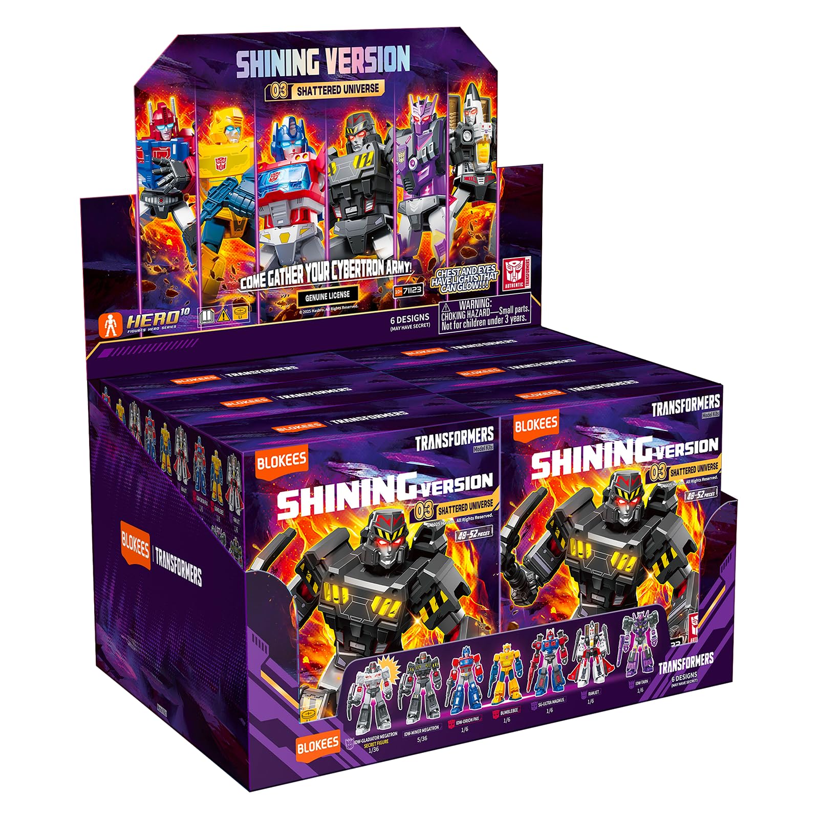 BLOKEES Transformers Shining Version 03 idw-orion-pax captures a heroic pose for collectors