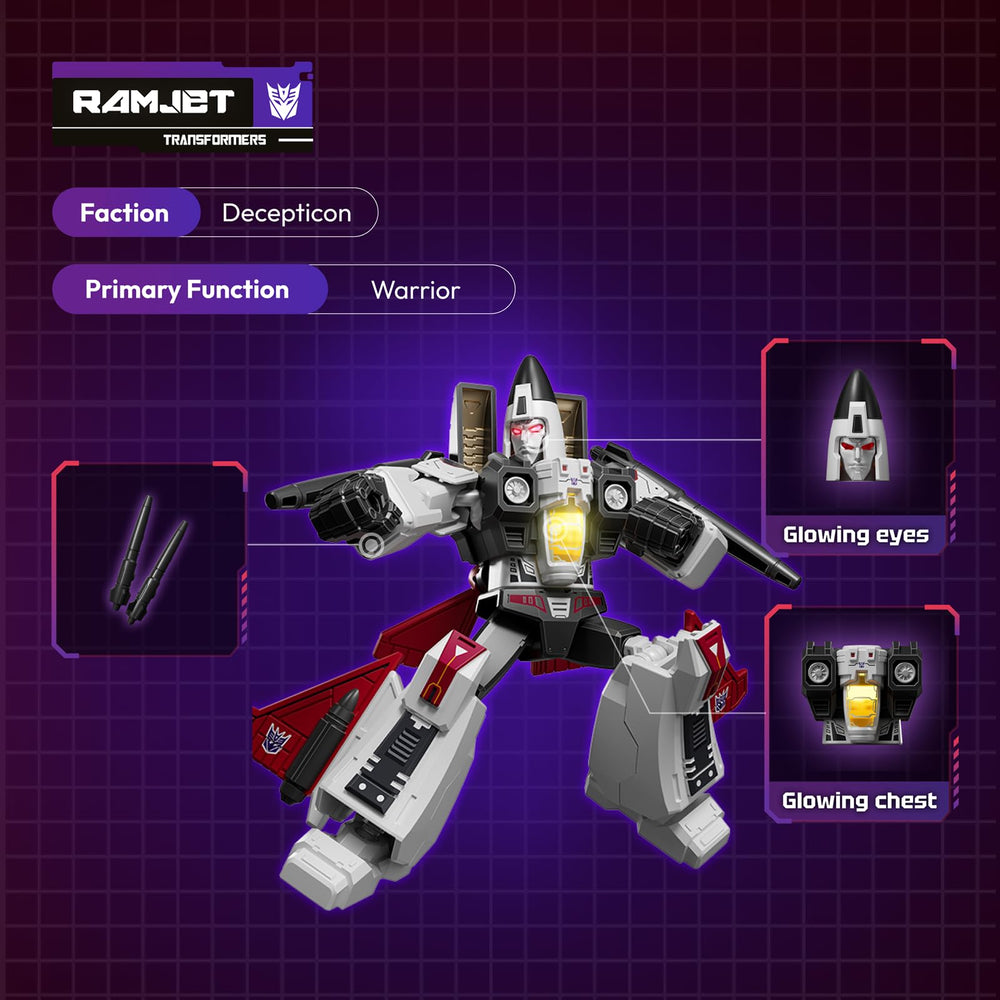 BLOKEES Transformers Shining Version 03 ramjet presents vibrant colors for eye-catching shelves