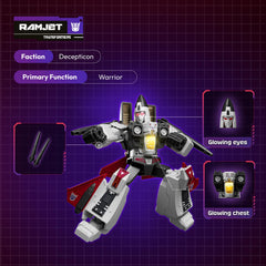 BLOKEES Transformers Shining Version 03 ramjet presents vibrant colors for eye-catching shelves