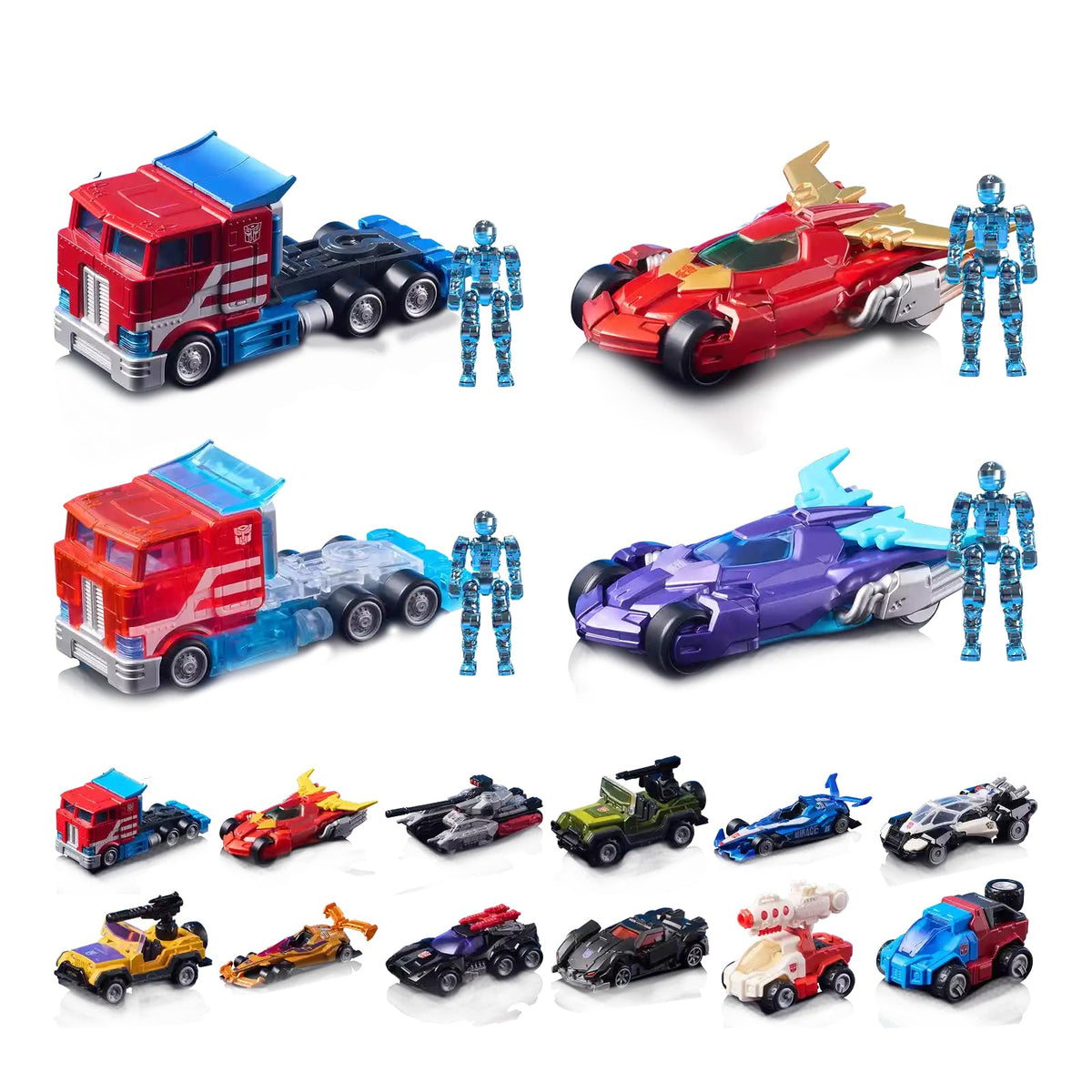 Blokees Transformers Wheels packaging highlighting mystery unboxing appeal.