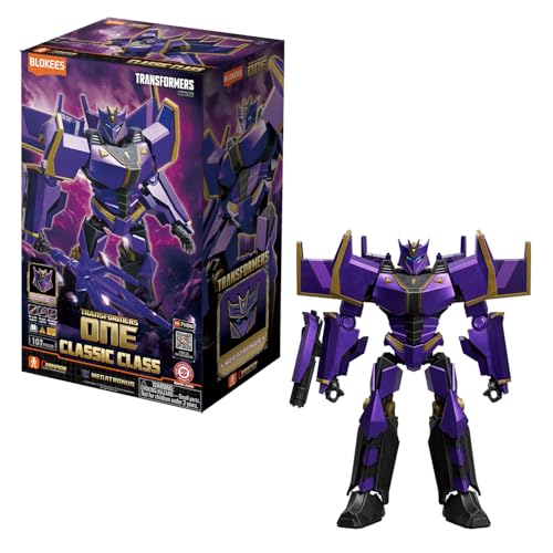 BLOKEES Megatronus pose display: dynamic angles highlight poseability and figure aesthetics.