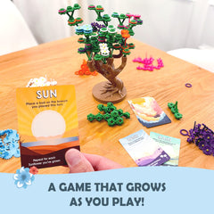 Bloomchasers buildable tree structure and premium components on display.