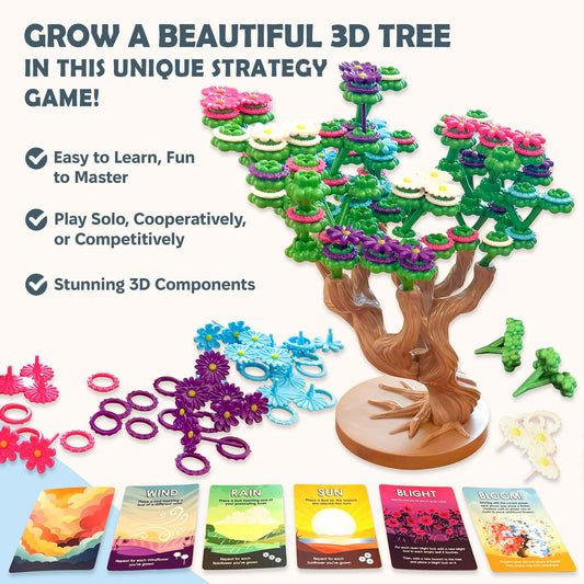 Bloomchasers flower tokens brighten the board for bloom goals.