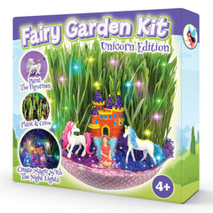 BLOONSY Unicorn Fairy Garden Kit setup inspires imaginative play and creativity.