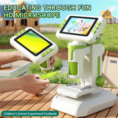Blorkbuy Kids Microscope with lab stand for steady, precise observations
