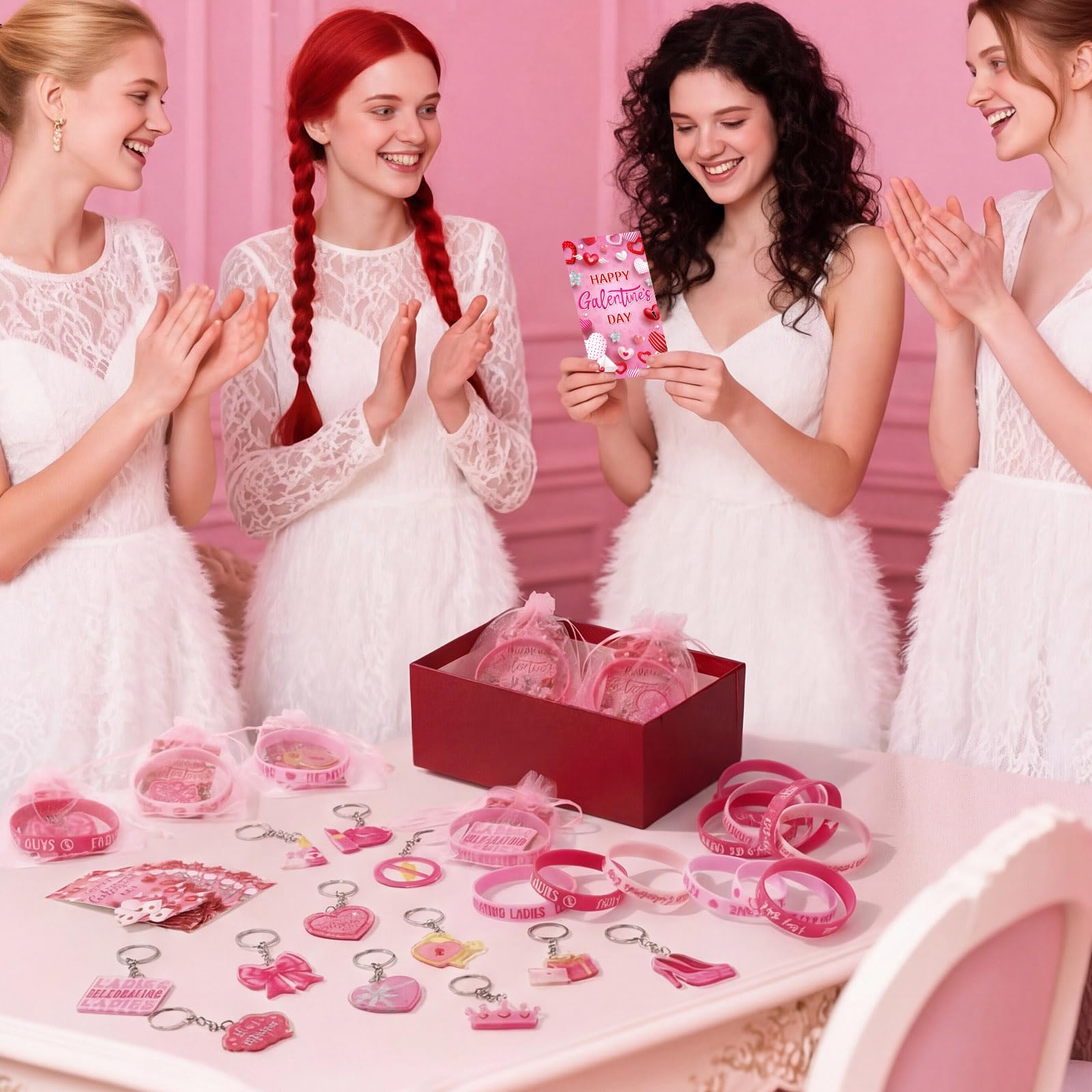Blosssound galentine gift packaging, ready-to-give presentation for guests