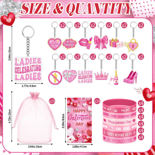 Blosssound galentine keychain collection, protective film removed, ready for gifting
