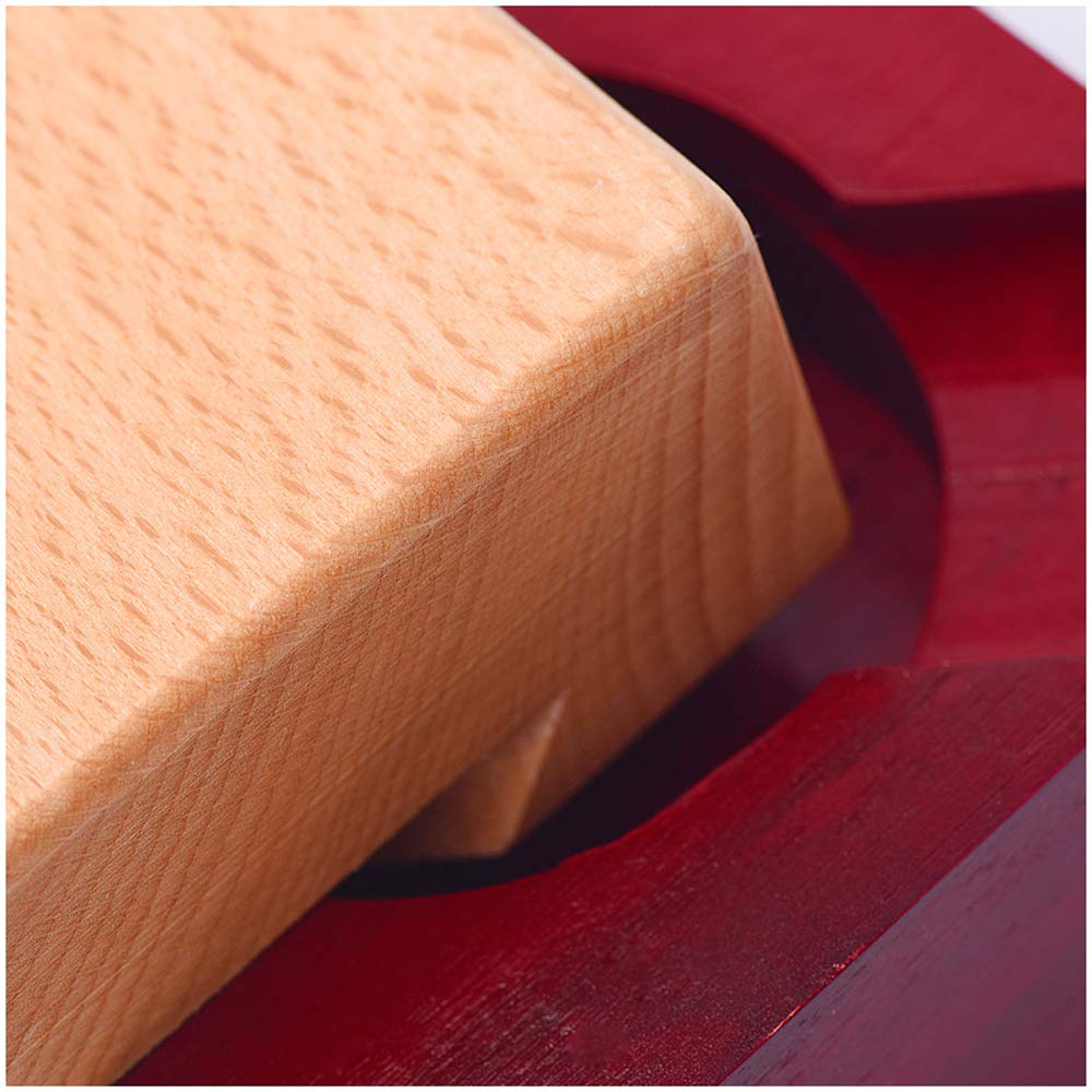 Blovec Impossible Dovetail Box in hand for tactile puzzle play.