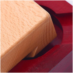 Blovec Impossible Dovetail Box in hand for tactile puzzle play.