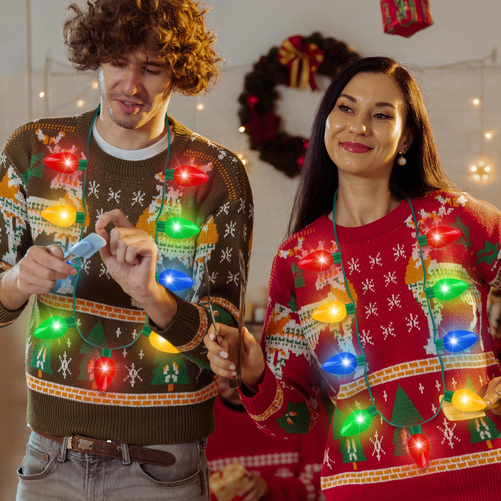 Blowata battery-powered necklace with easy activation via tab removal.