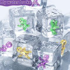 Blowata tiny plastic babies for ice cube games and festive activities