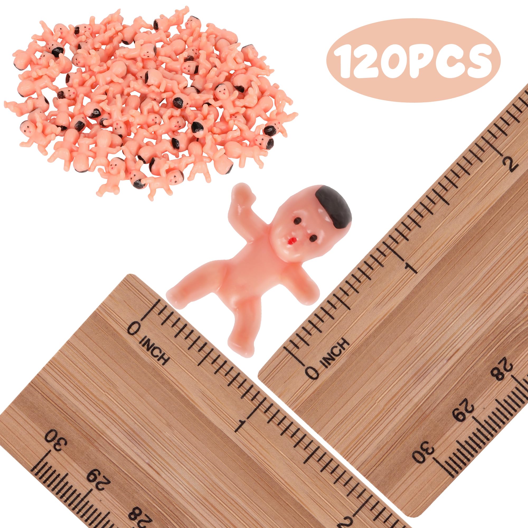 Blowata mini babies with open-armed poses enhance baby shower activities.
