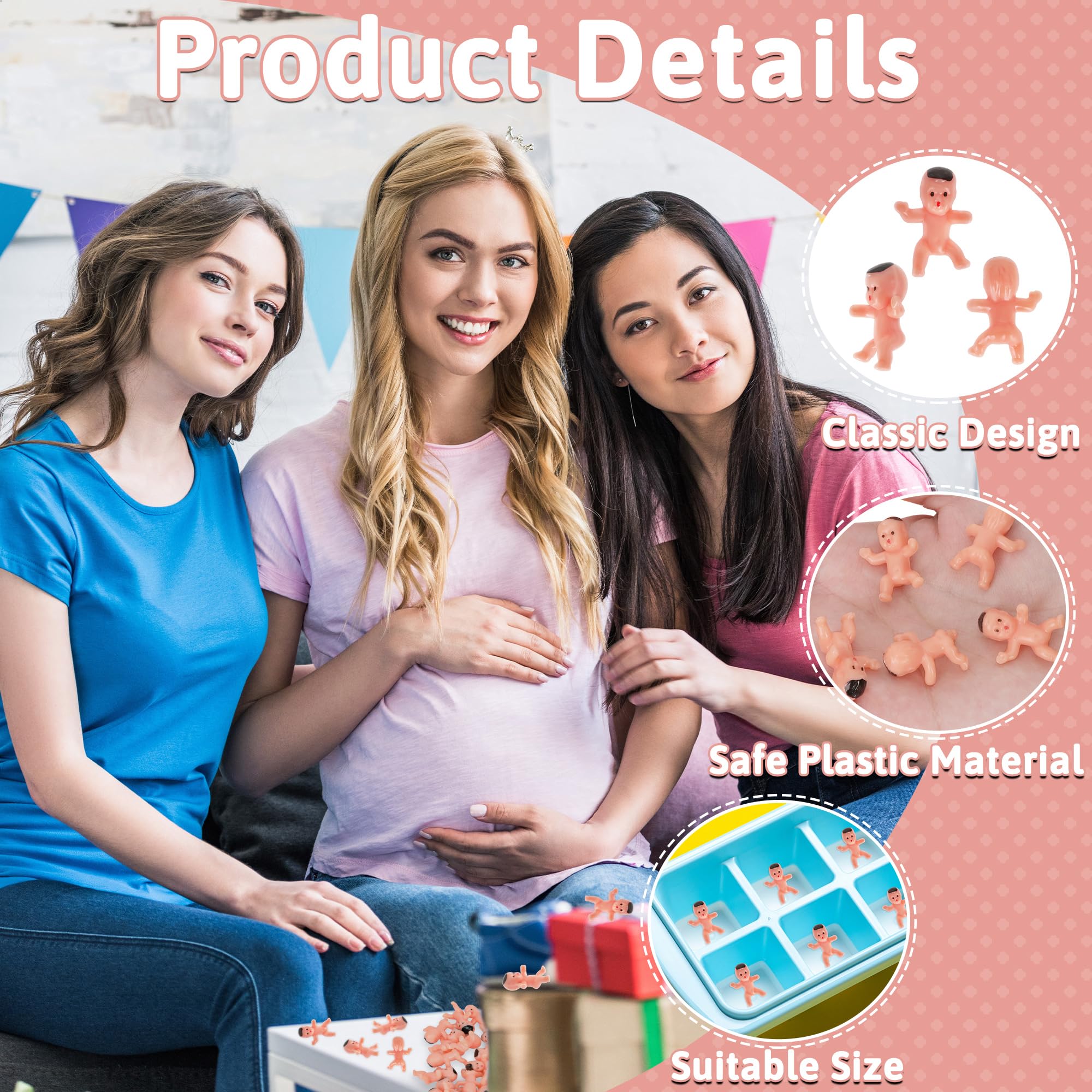 Blowata reusable, odorless plastic babies offer safe party decorations.