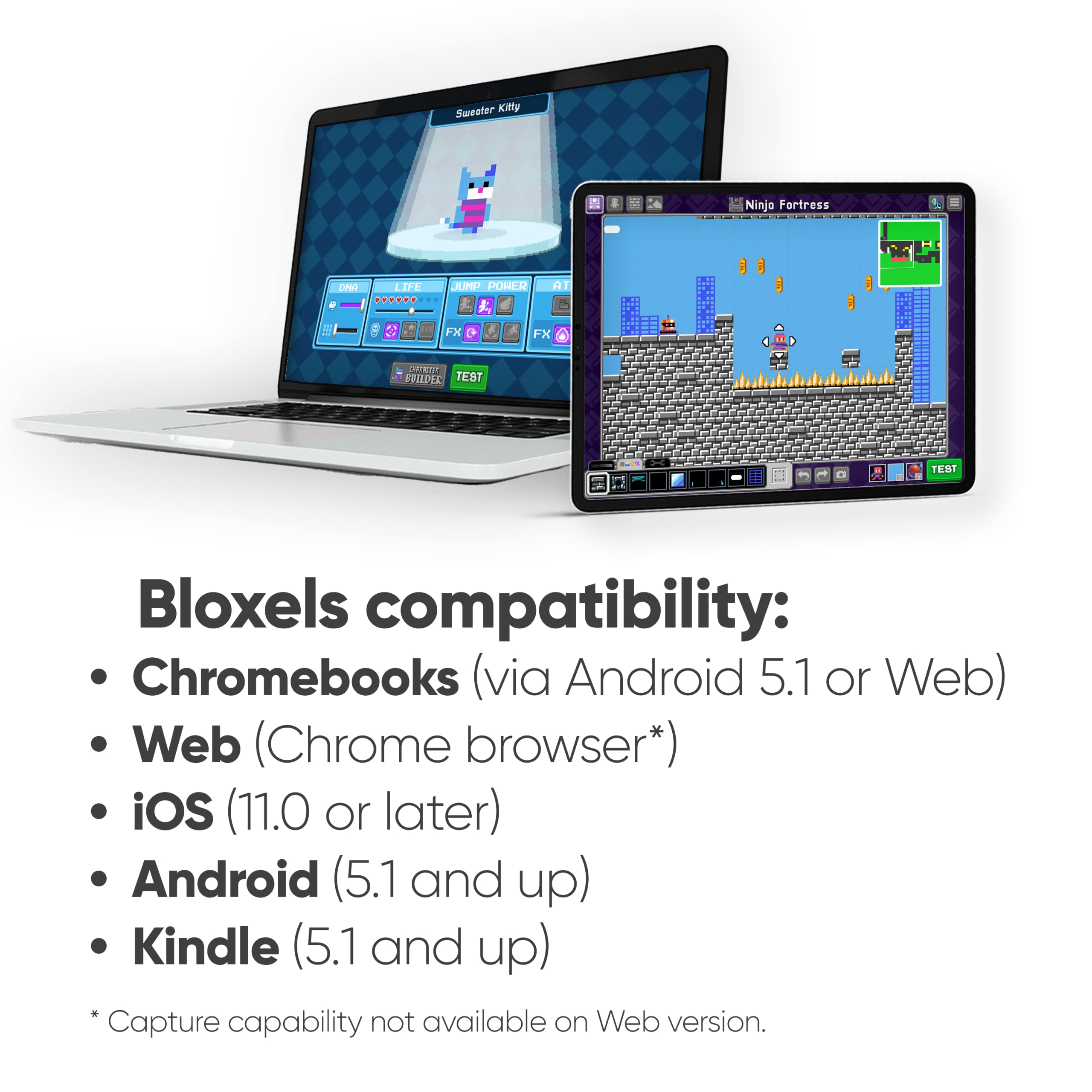 Bloxels account setup provides access to full design and sharing tools