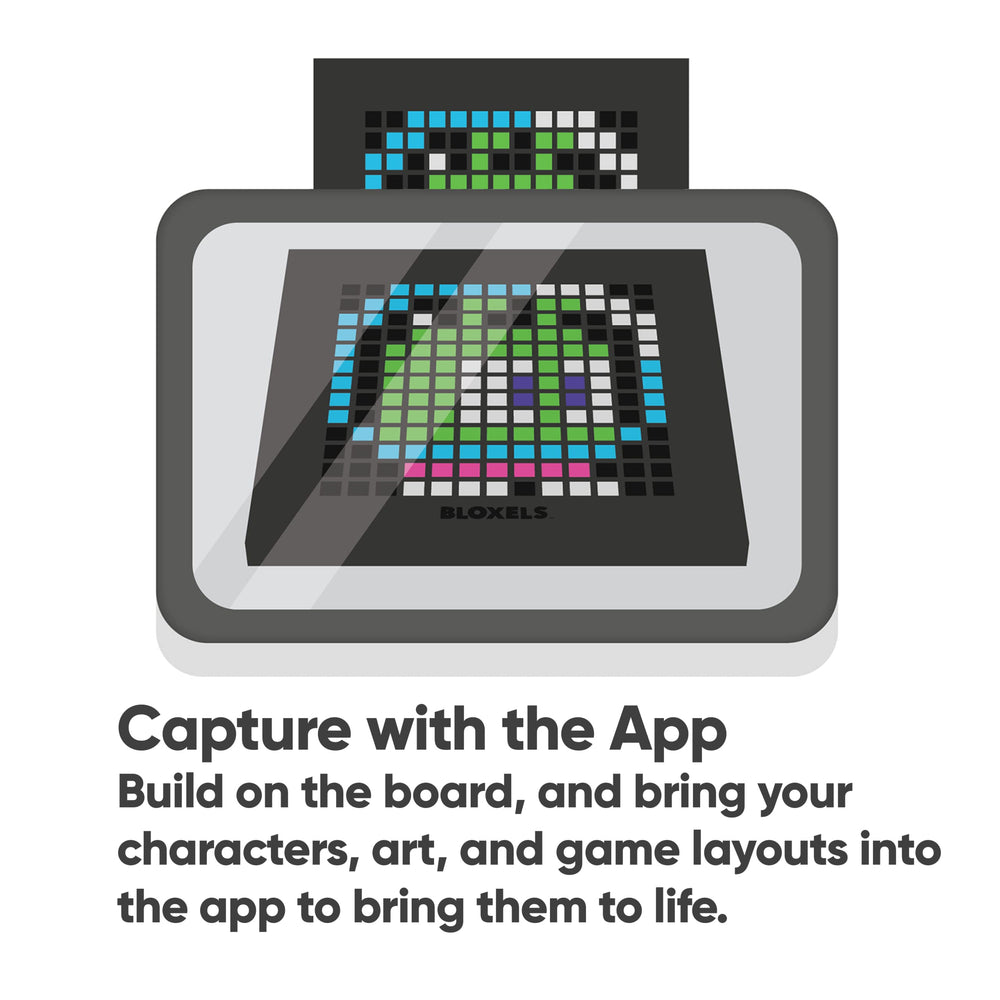 Bloxels game layouts use eight block types for flexible play