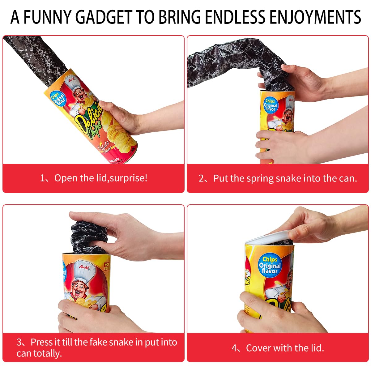 Blppldyci snake reveal closeup highlights a reusable gag moment