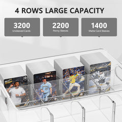 BluBrk storage box with drawer open for quick access during trades and sorting.