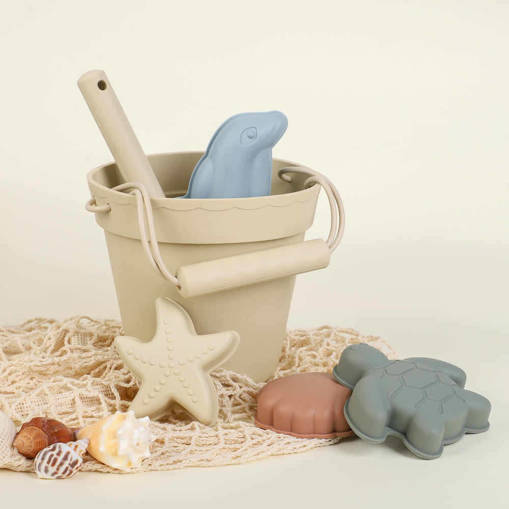 BLUE GINKGO dolphin mold ready to create playful sand creatures