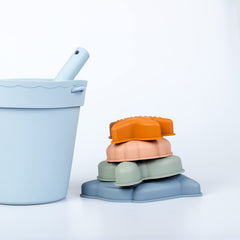 BLUE GINKGO soft silicone set with matte finish for easy grip.