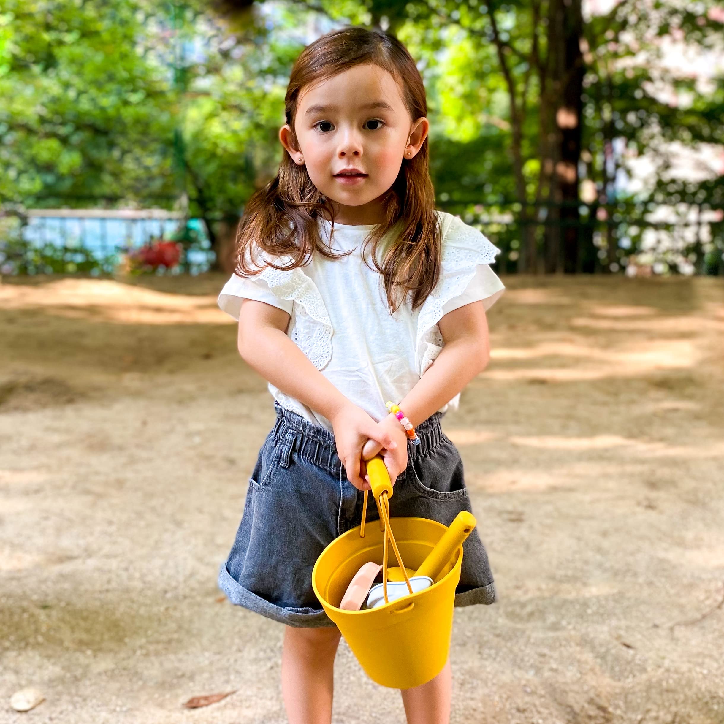 BLUE GINKGO silicone beach shovel for precise digging and scooping