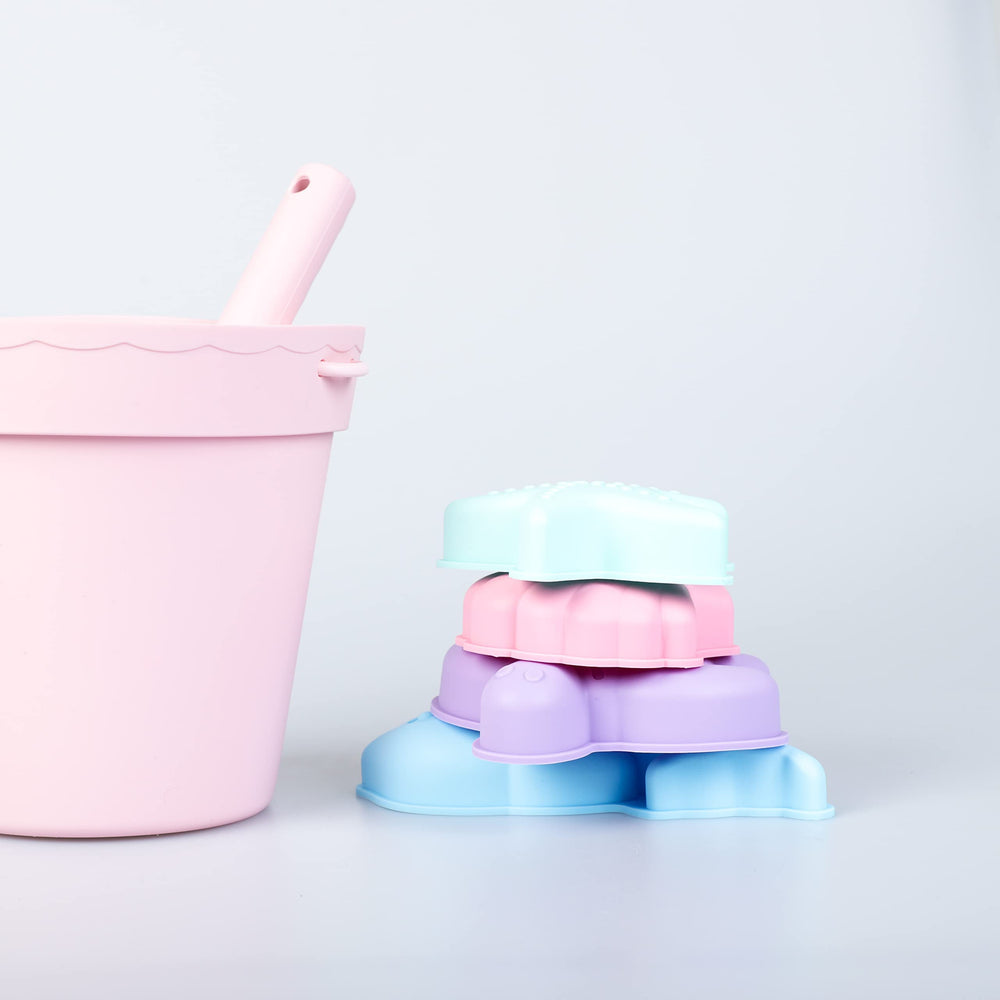 BLUE GINKGO silicone set with matte finish and soft texture for kids