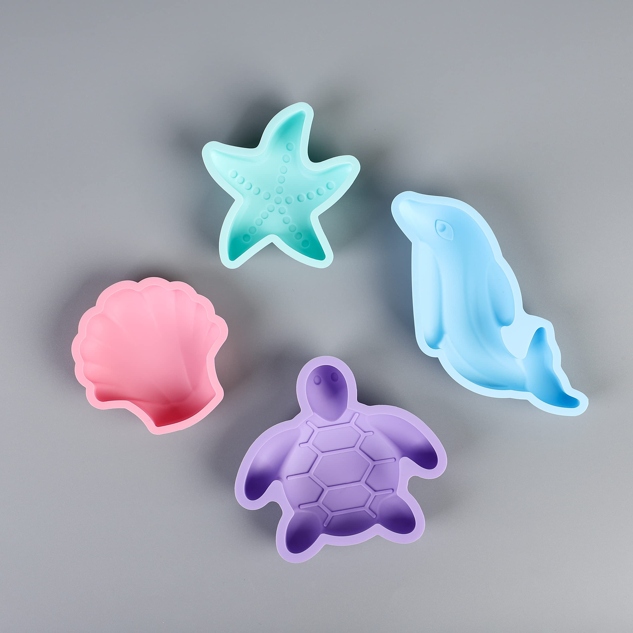 BLUE GINKGO sea turtle mold promotes imaginative sand play sessions