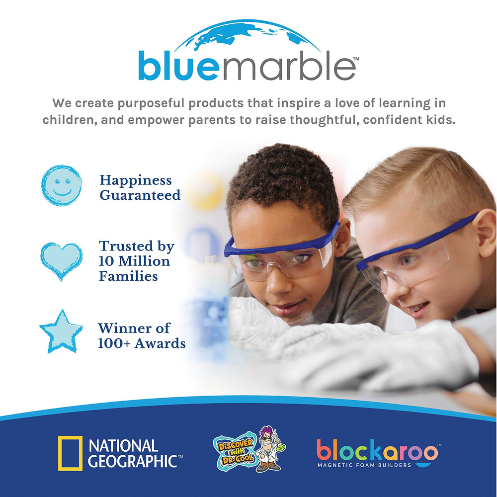 Blue Marble Educational science toys promote safe, durable hands-on learning at home or in class.