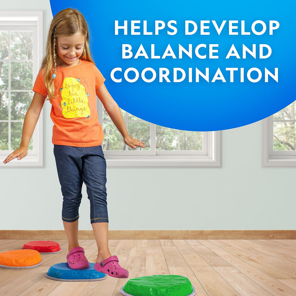 Blue Marble NATIONAL GEOGRAPHIC stepping stones ready for indoor-outdoor use and active play.