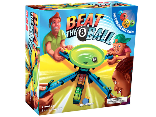 Blue Orange Beat the 8 Ball base shows a sturdy platform for quick, exciting rounds.