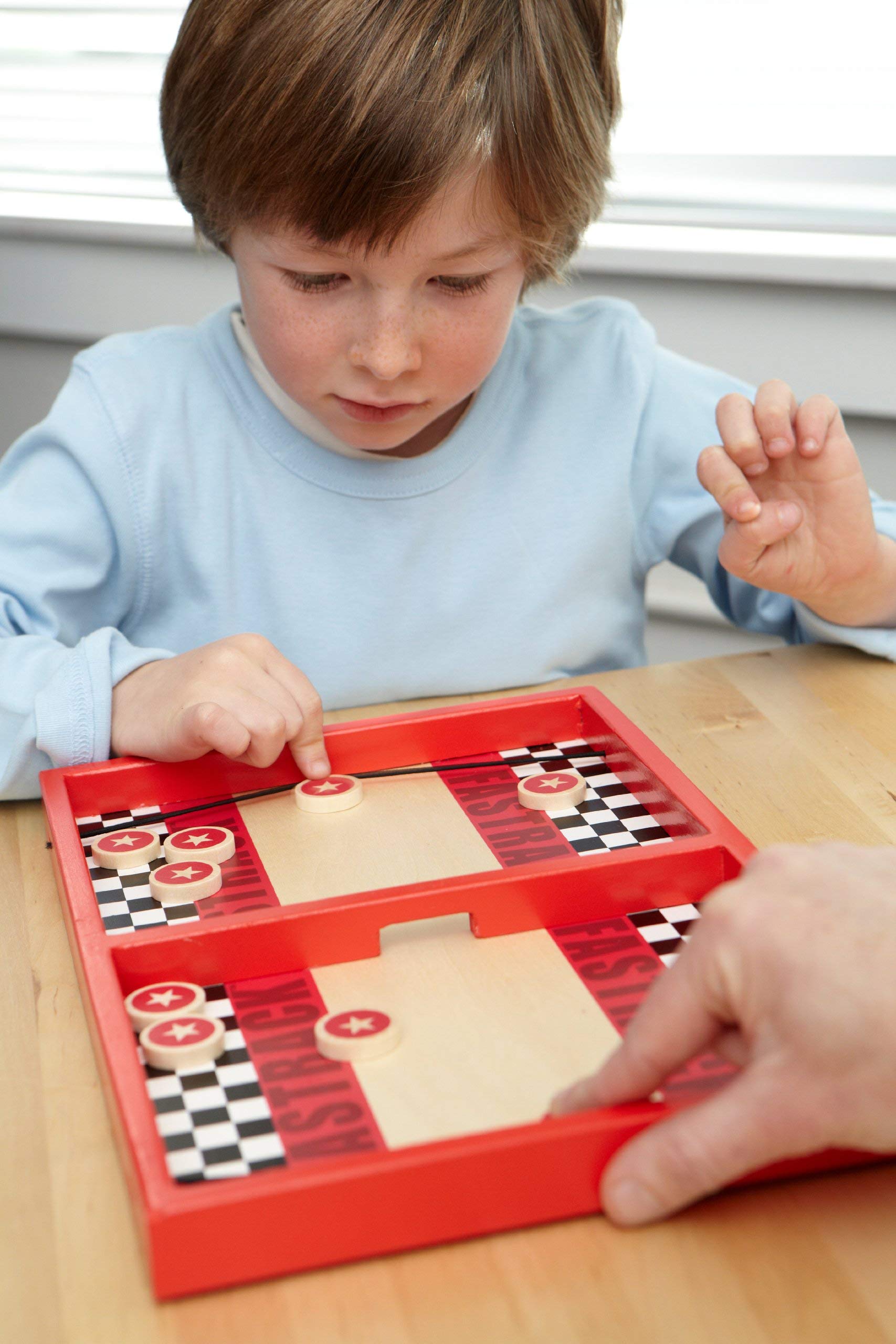 Blue Orange Fastrack two players competing in a head-to-head match.